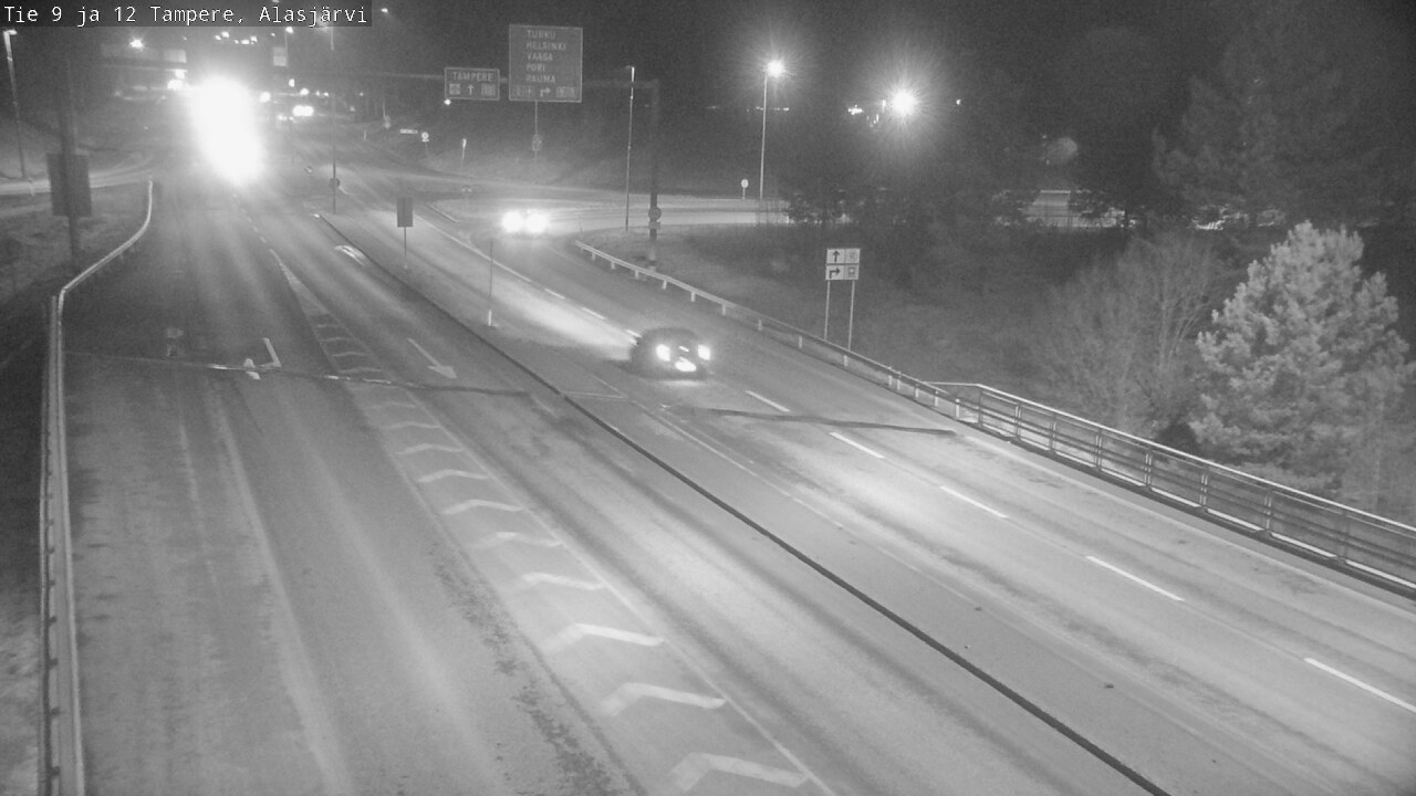 Weather Camera Image Väg 12 Tammerfors, Alasjärvi, Tampere, Pirkanmaa