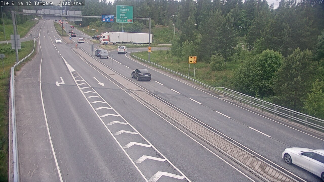 Weather Camera Image Väg 12 Tammerfors, Alasjärvi, Tampere, Pirkanmaa