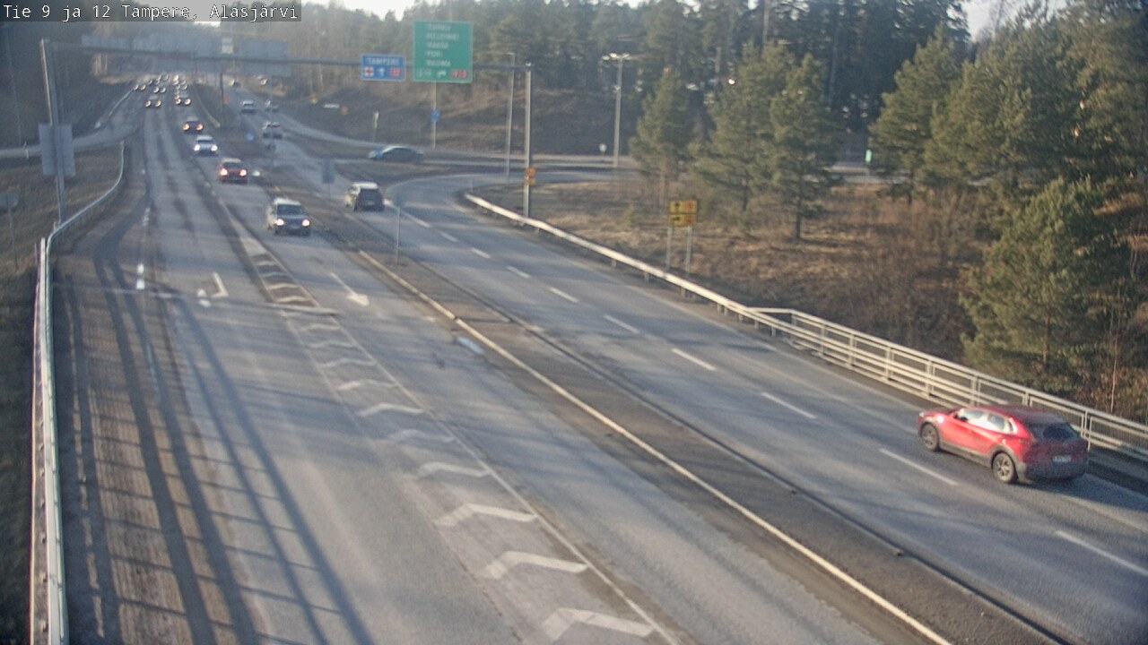 Weather Camera Image Road 12 Tampere, Alasjärvi, Tampere, Pirkanmaa