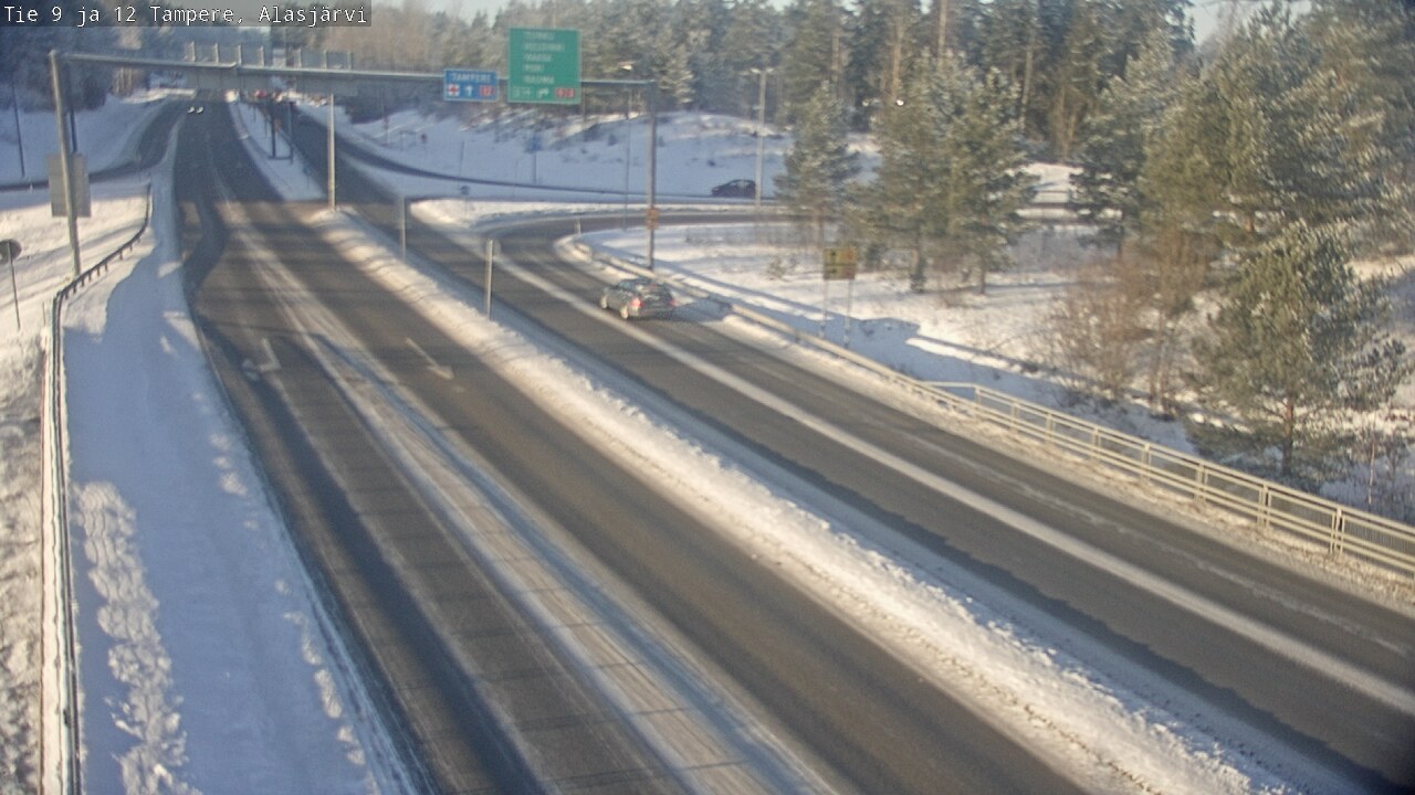 Weather Camera Image Väg 12 Tammerfors, Alasjärvi, Tampere, Pirkanmaa