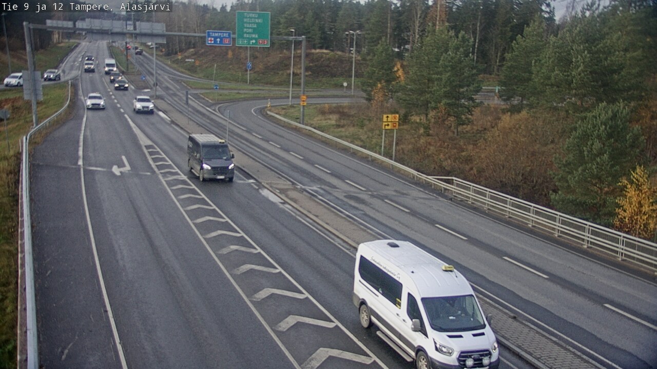 Kelikamerat Kuva Tie 12 Tampere, Alasjärvi, Tampere, Pirkanmaa