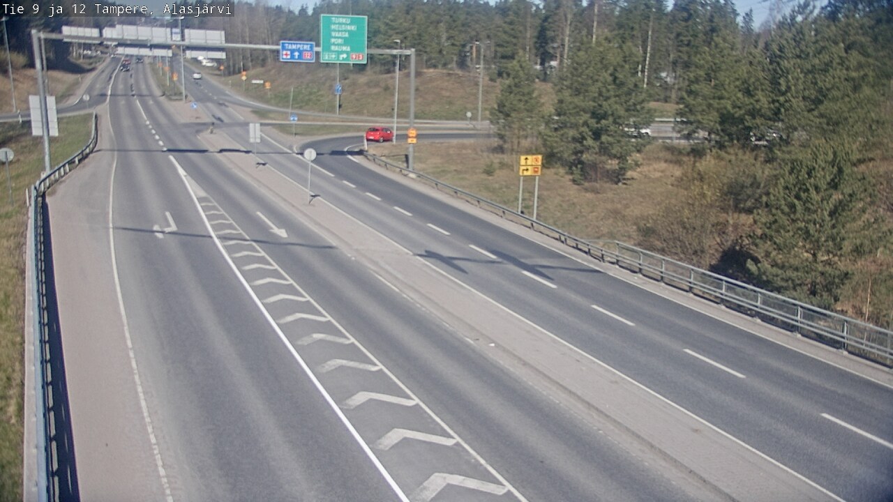 Kelikamerat Kuva Tie 12 Tampere, Alasjärvi, Tampere, Pirkanmaa