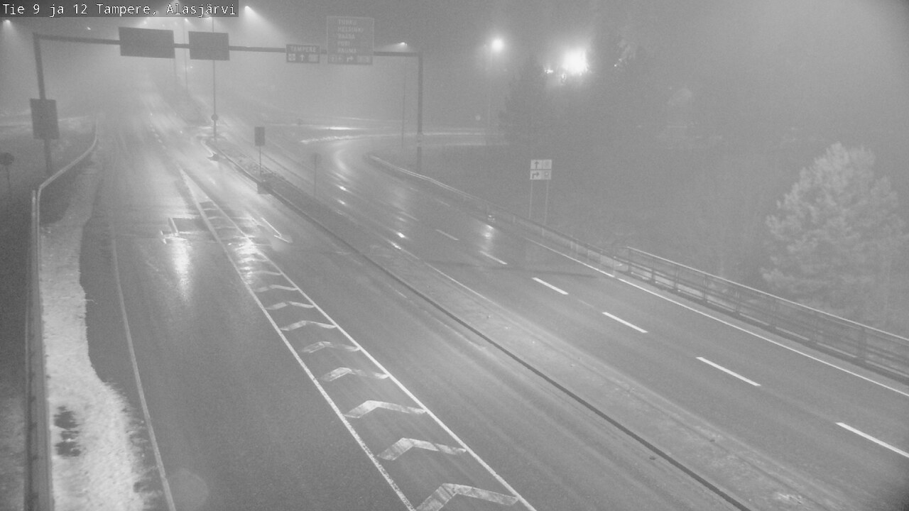 Weather Camera Image Väg 12 Tammerfors, Alasjärvi, Tampere, Pirkanmaa