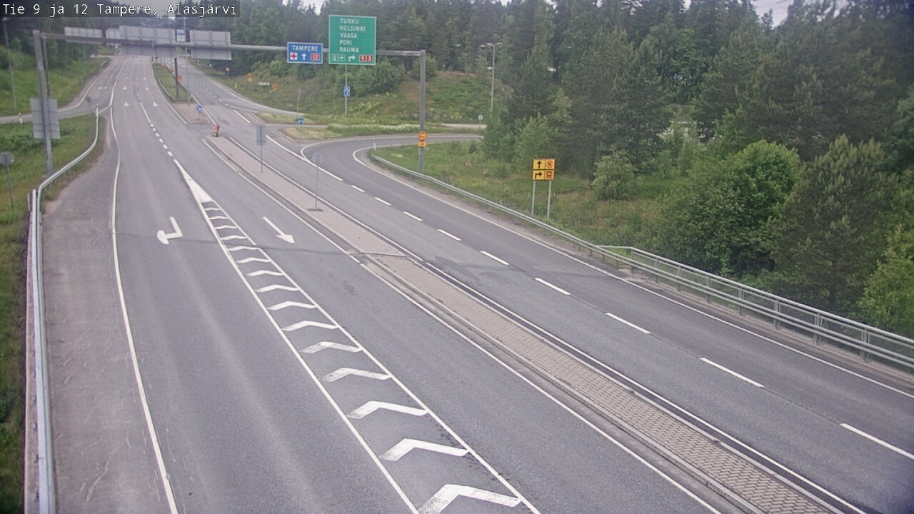 Kelikamerat Kuva Tie 12 Tampere, Alasjärvi, Tampere, Pirkanmaa