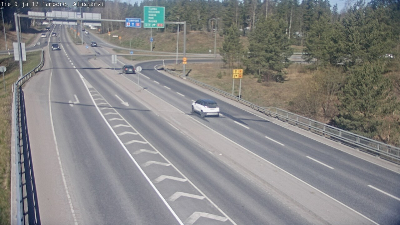 Kelikamerat Kuva Tie 12 Tampere, Alasjärvi, Tampere, Pirkanmaa