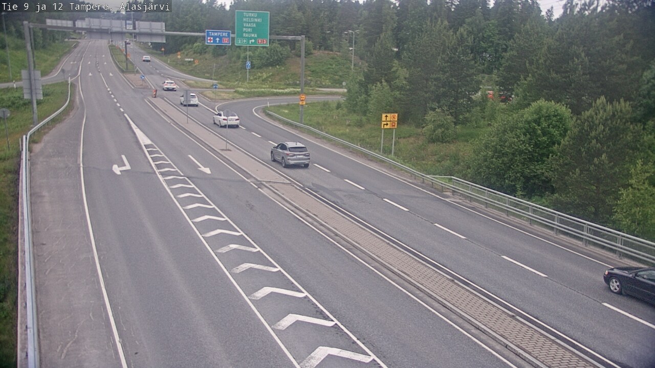Weather Camera Image Väg 12 Tammerfors, Alasjärvi, Tampere, Pirkanmaa