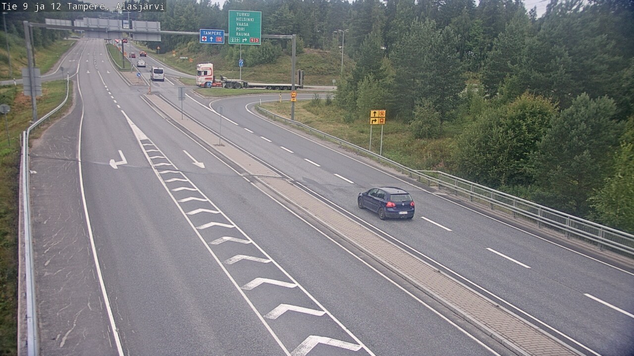 Weather Camera Image Road 12 Tampere, Alasjärvi, Tampere, Pirkanmaa