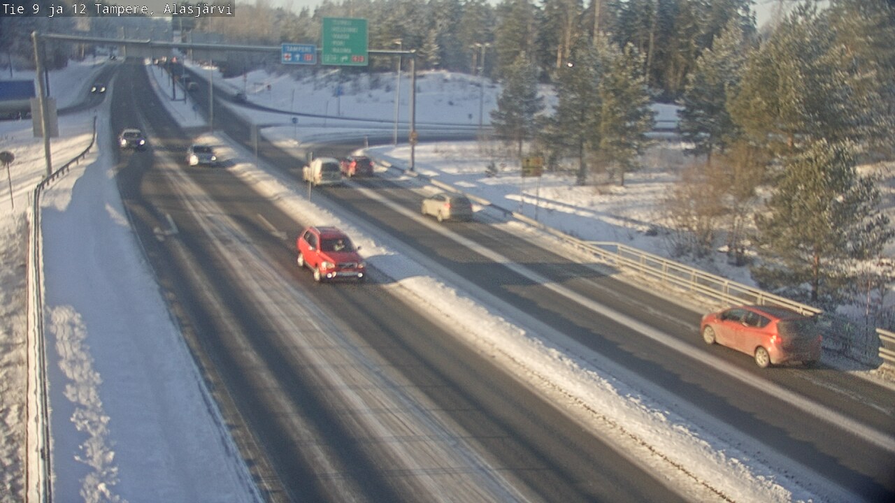 Weather Camera Image Väg 12 Tammerfors, Alasjärvi, Tampere, Pirkanmaa