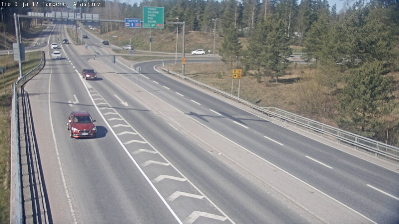 Kelikamerat Kuva Tie 12 Tampere, Alasjärvi, Tampere, Pirkanmaa