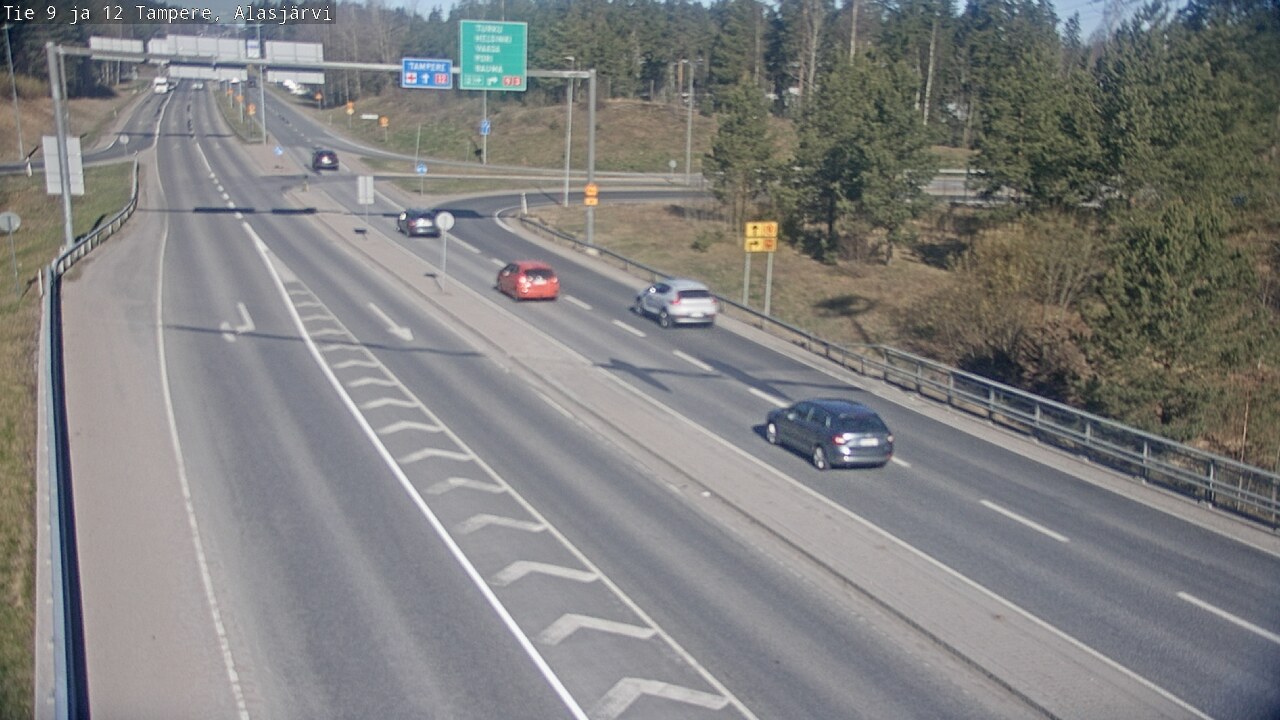 Kelikamerat Kuva Tie 12 Tampere, Alasjärvi, Tampere, Pirkanmaa