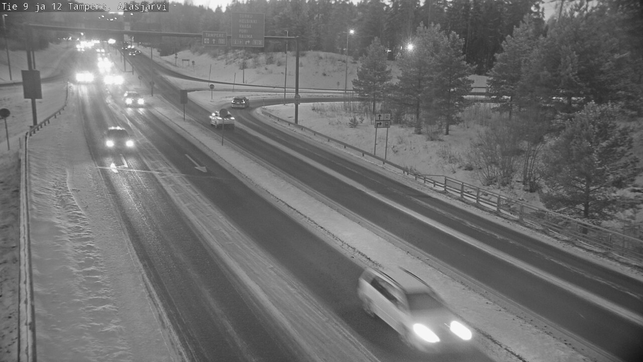 Weather Camera Image Road 12 Tampere, Alasjärvi, Tampere, Pirkanmaa