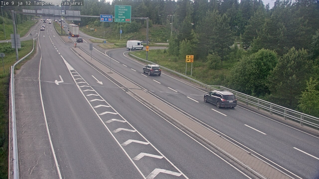Kelikamerat Kuva Tie 12 Tampere, Alasjärvi, Tampere, Pirkanmaa