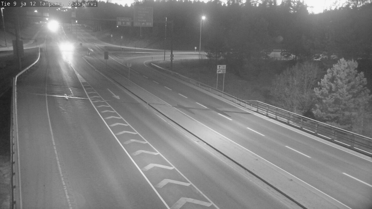 Weather Camera Image Väg 12 Tammerfors, Alasjärvi, Tampere, Pirkanmaa