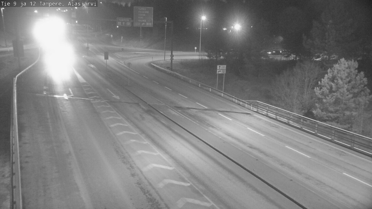 Weather Camera Image Väg 12 Tammerfors, Alasjärvi, Tampere, Pirkanmaa