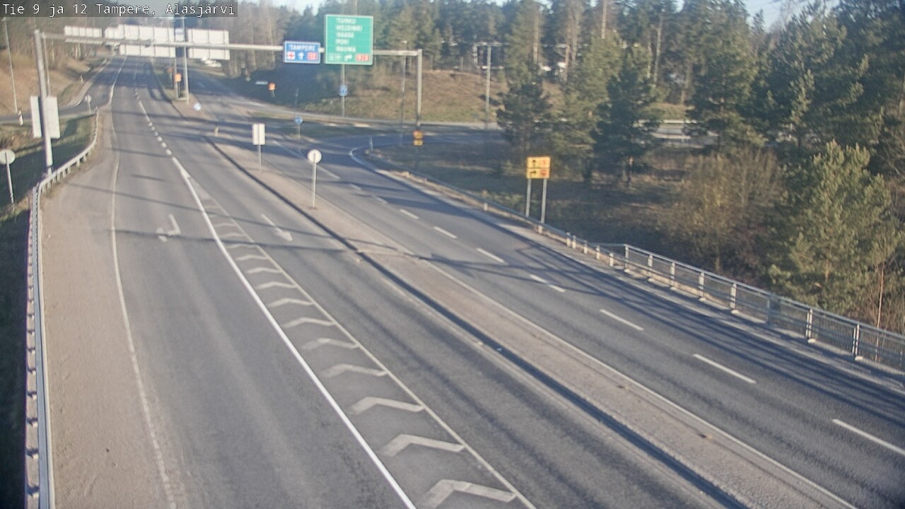 Kelikamerat Kuva Tie 12 Tampere, Alasjärvi, Tampere, Pirkanmaa