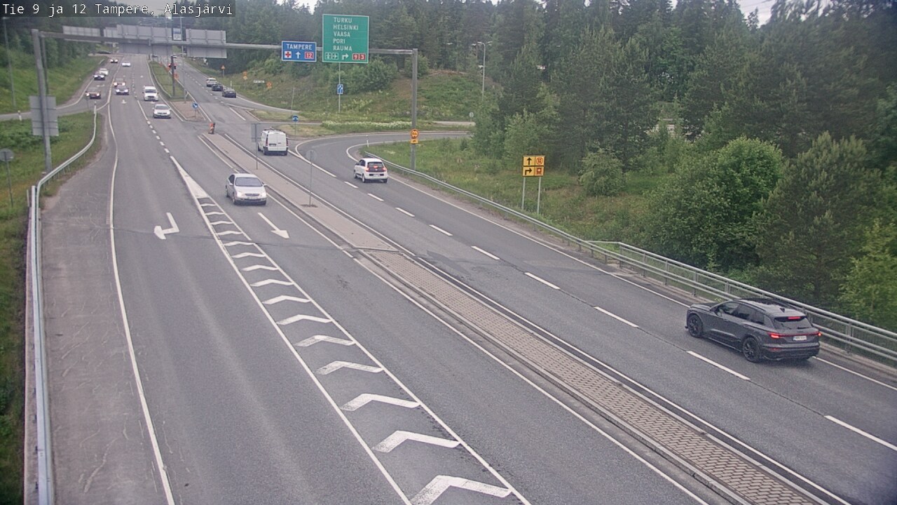 Weather Camera Image Väg 12 Tammerfors, Alasjärvi, Tampere, Pirkanmaa