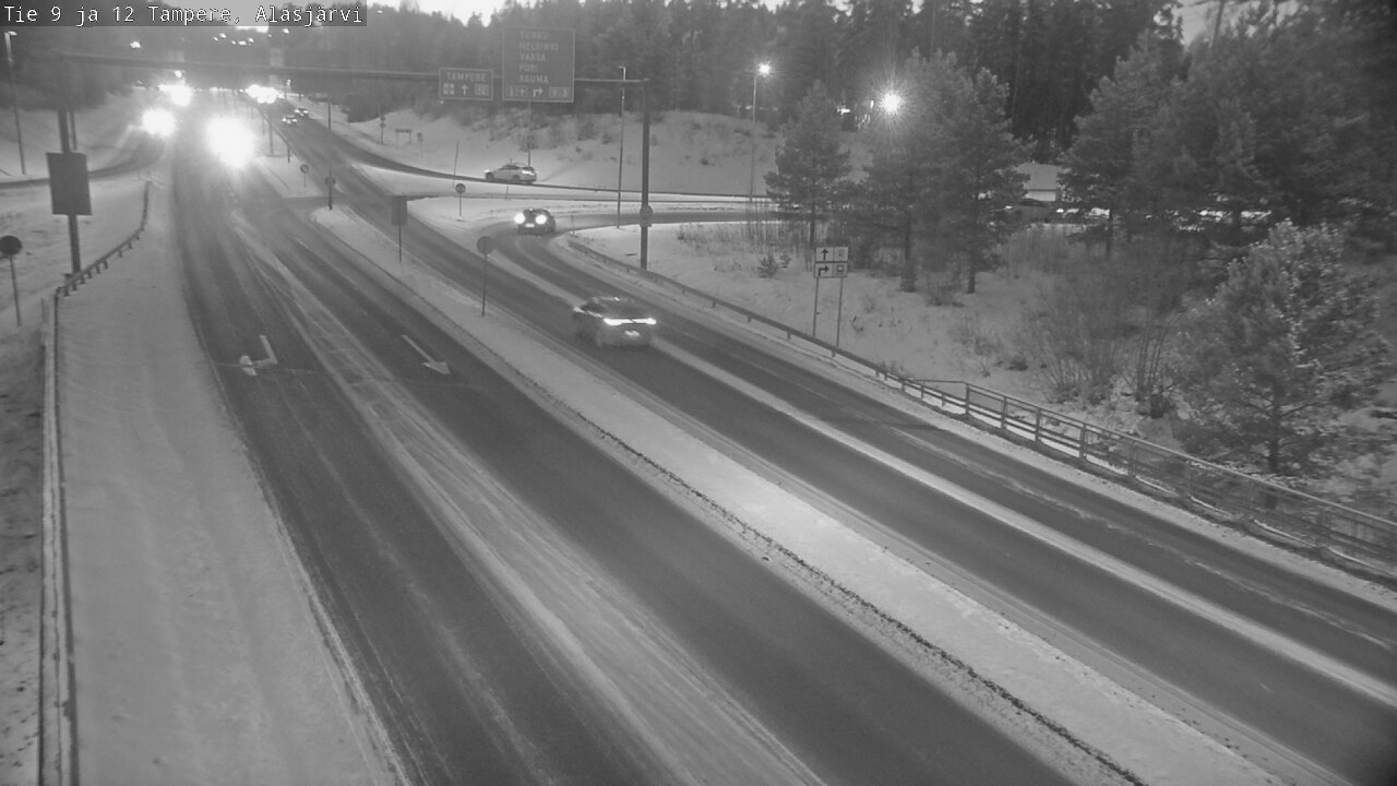 Weather Camera Image Road 12 Tampere, Alasjärvi, Tampere, Pirkanmaa