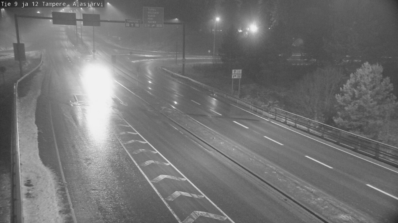Weather Camera Image Väg 12 Tammerfors, Alasjärvi, Tampere, Pirkanmaa