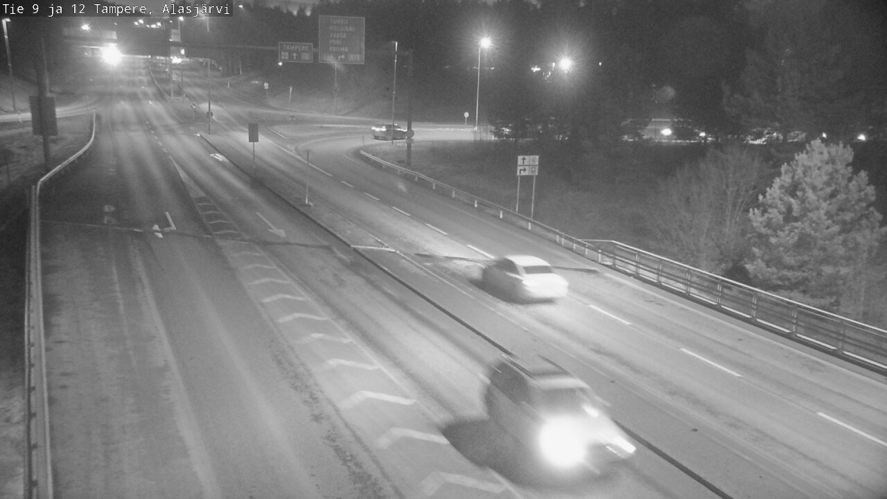 Weather Camera Image Väg 12 Tammerfors, Alasjärvi, Tampere, Pirkanmaa