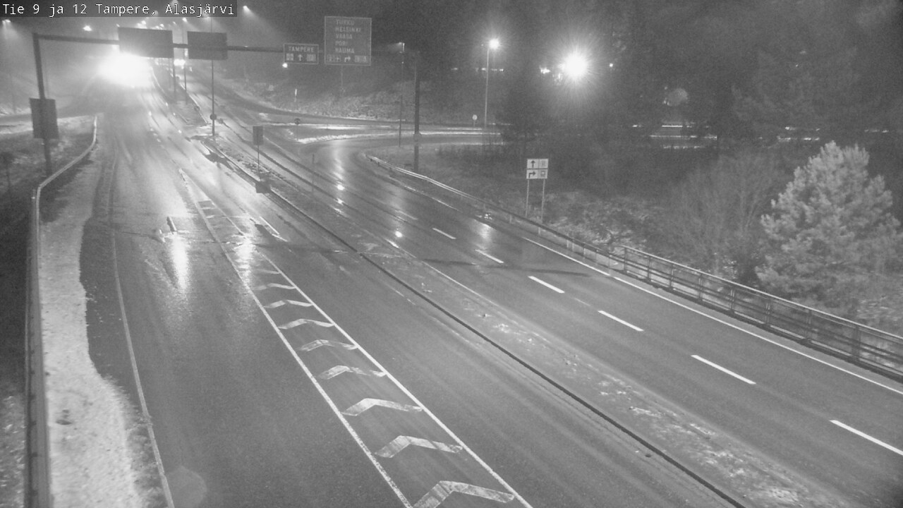 Weather Camera Image Väg 12 Tammerfors, Alasjärvi, Tampere, Pirkanmaa