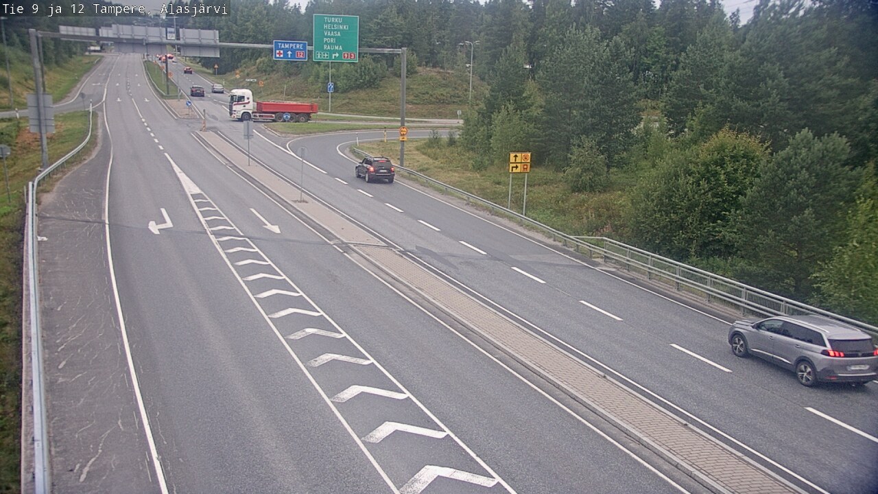 Weather Camera Image Road 12 Tampere, Alasjärvi, Tampere, Pirkanmaa