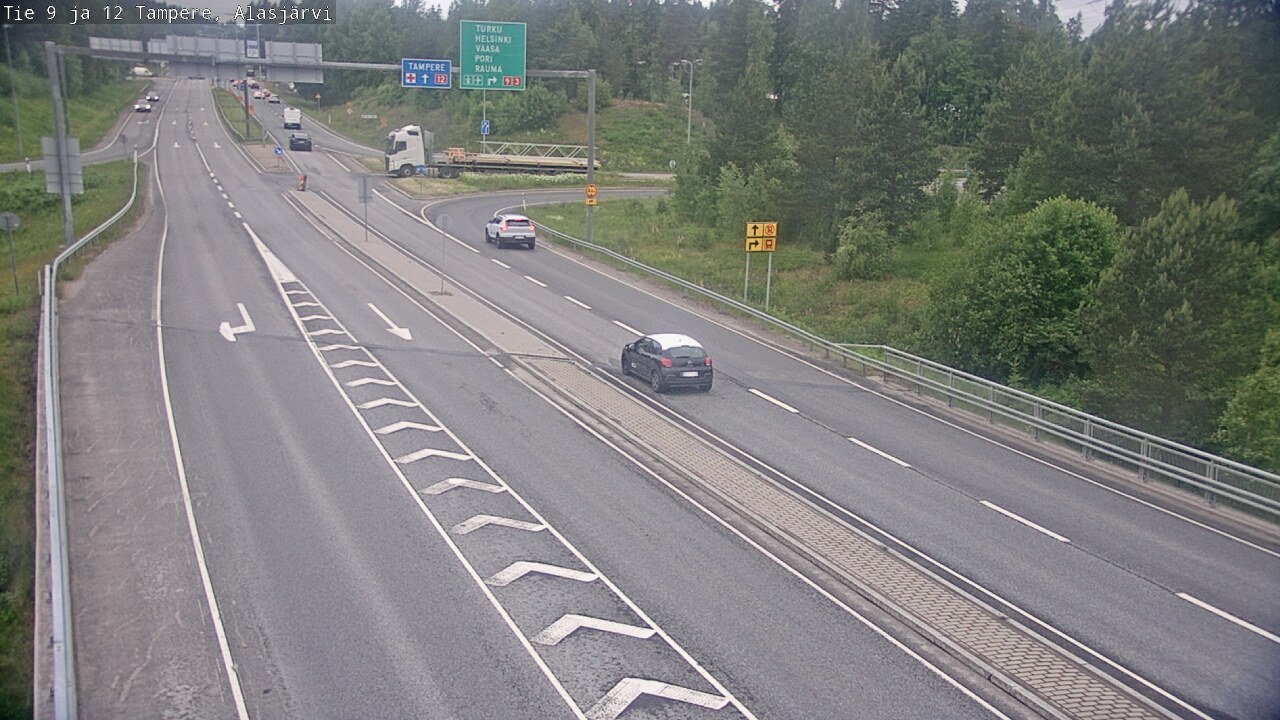 Weather Camera Image Väg 12 Tammerfors, Alasjärvi, Tampere, Pirkanmaa
