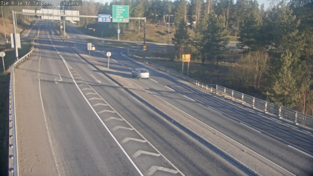 Kelikamerat Kuva Tie 12 Tampere, Alasjärvi, Tampere, Pirkanmaa