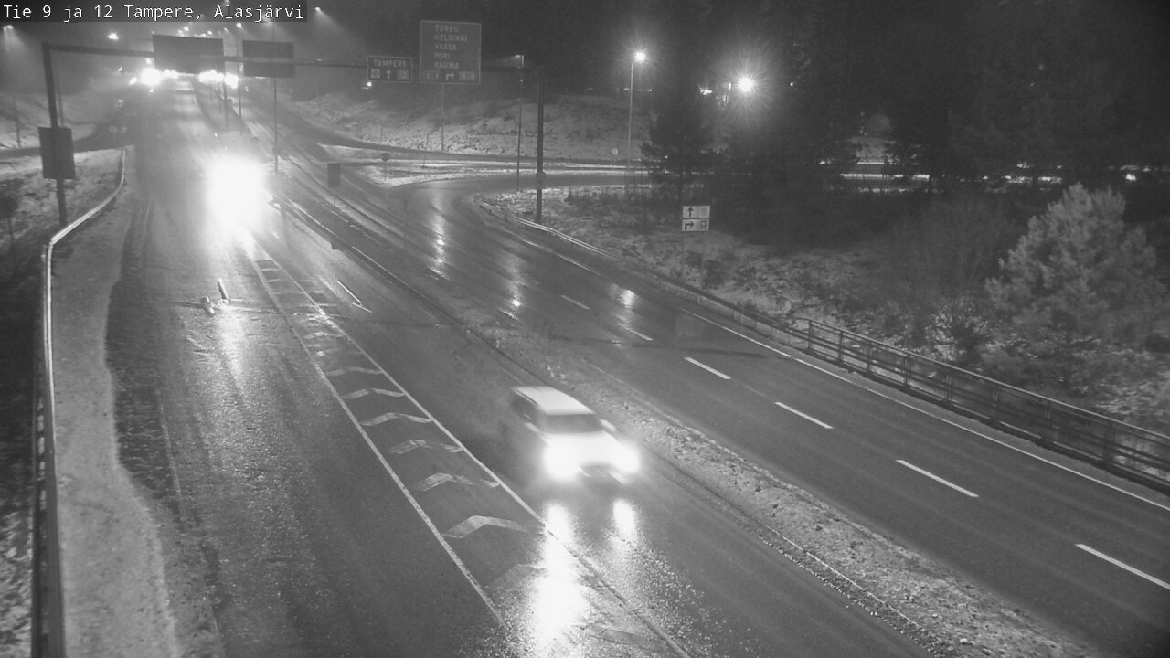 Weather Camera Image Väg 12 Tammerfors, Alasjärvi, Tampere, Pirkanmaa
