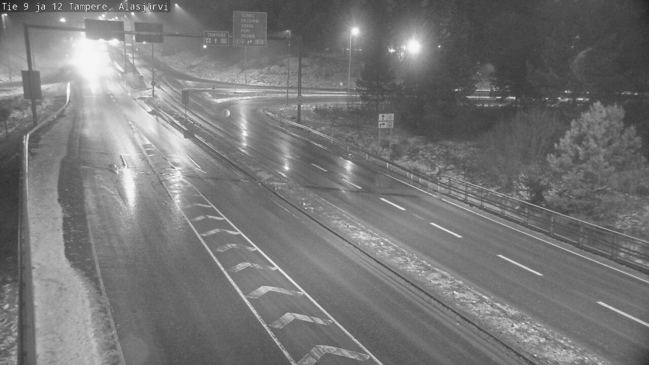 Weather Camera Image Väg 12 Tammerfors, Alasjärvi, Tampere, Pirkanmaa