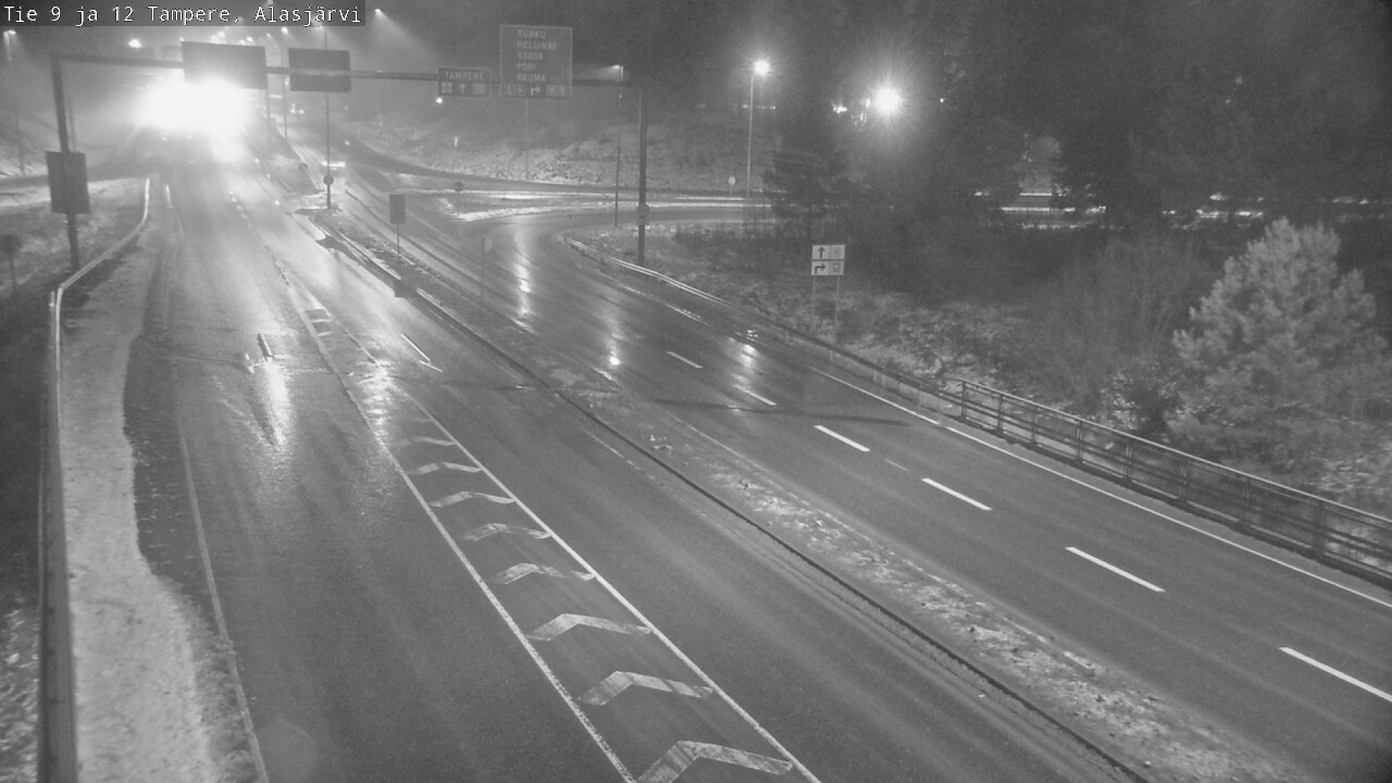 Weather Camera Image Väg 12 Tammerfors, Alasjärvi, Tampere, Pirkanmaa