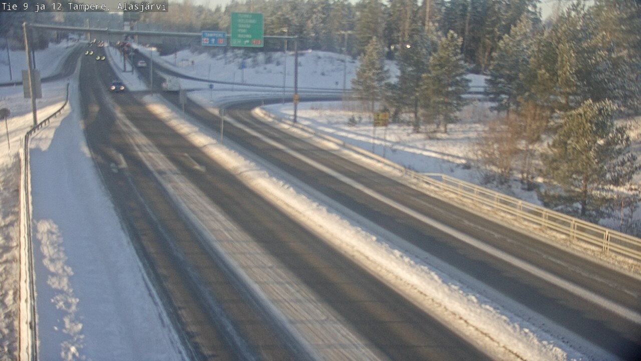 Weather Camera Image Väg 12 Tammerfors, Alasjärvi, Tampere, Pirkanmaa