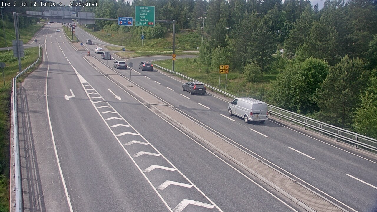 Kelikamerat Kuva Tie 12 Tampere, Alasjärvi, Tampere, Pirkanmaa