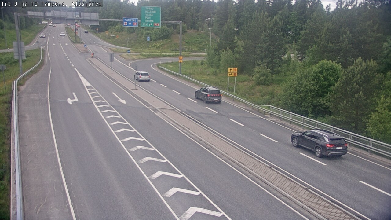 Weather Camera Image Väg 12 Tammerfors, Alasjärvi, Tampere, Pirkanmaa