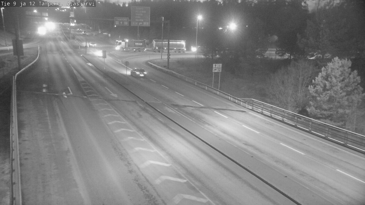 Weather Camera Image Väg 12 Tammerfors, Alasjärvi, Tampere, Pirkanmaa