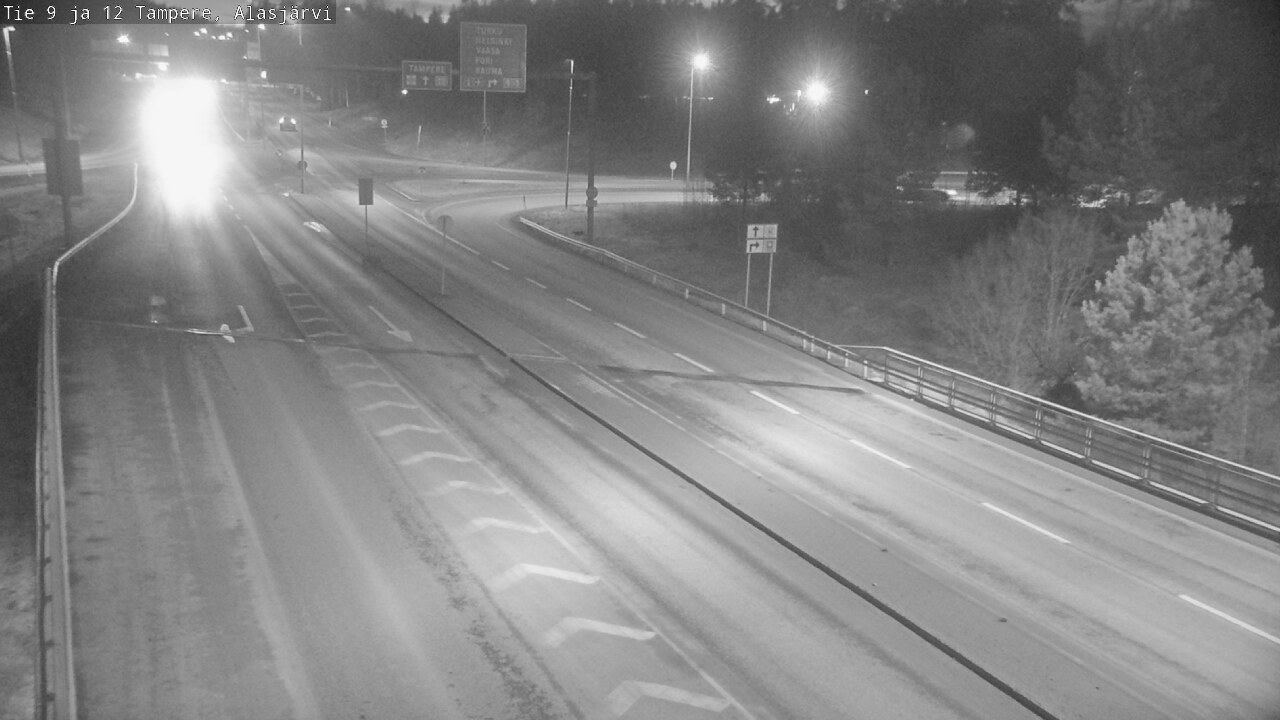 Weather Camera Image Väg 12 Tammerfors, Alasjärvi, Tampere, Pirkanmaa