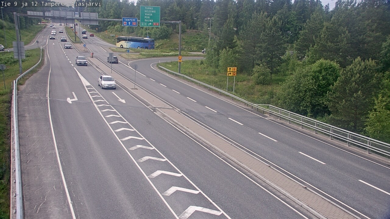 Kelikamerat Kuva Tie 12 Tampere, Alasjärvi, Tampere, Pirkanmaa