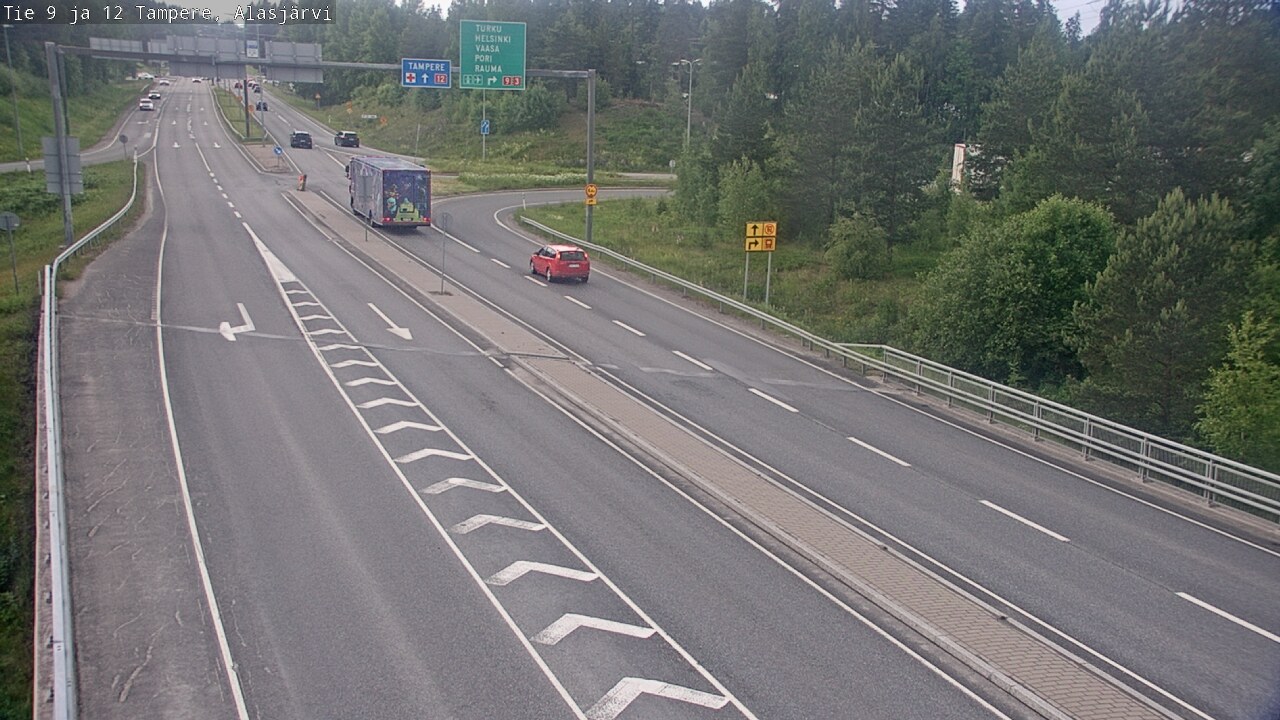 Kelikamerat Kuva Tie 12 Tampere, Alasjärvi, Tampere, Pirkanmaa