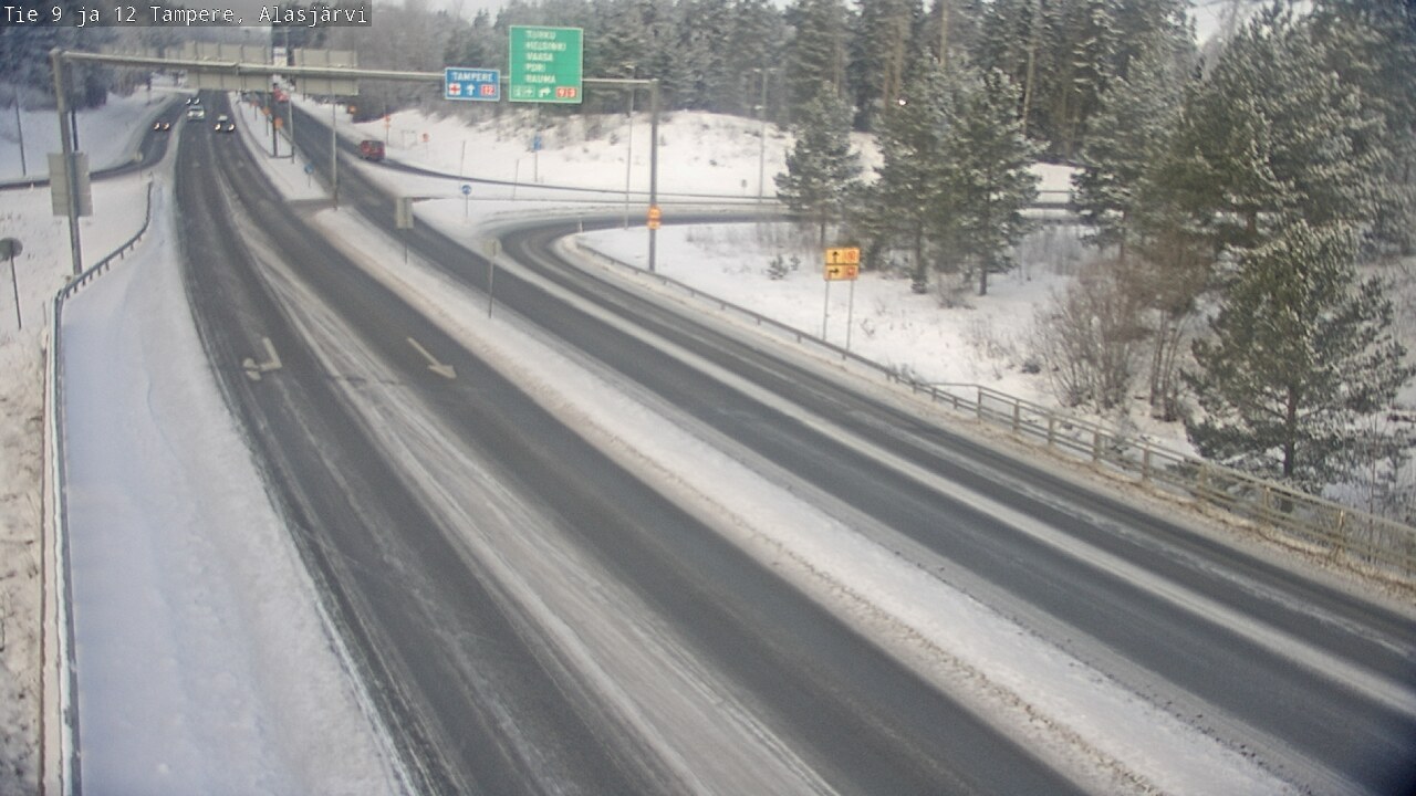 Weather Camera Image Väg 12 Tammerfors, Alasjärvi, Tampere, Pirkanmaa