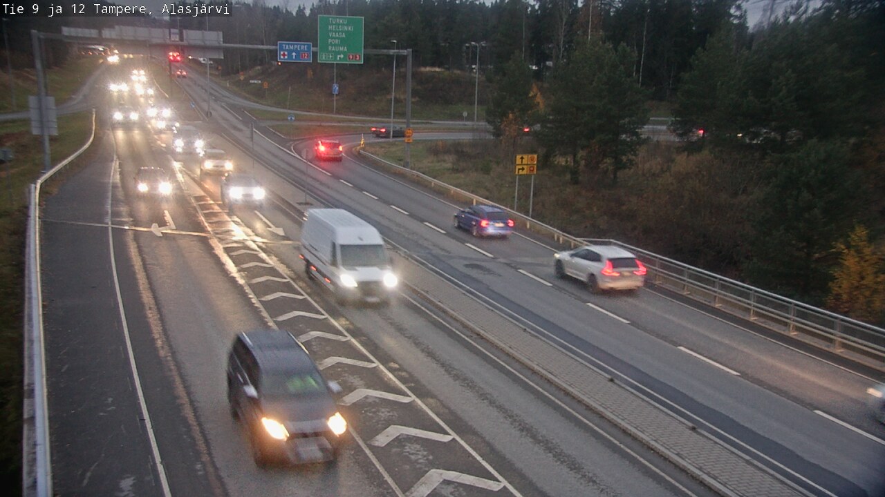 Kelikamerat Kuva Tie 12 Tampere, Alasjärvi, Tampere, Pirkanmaa