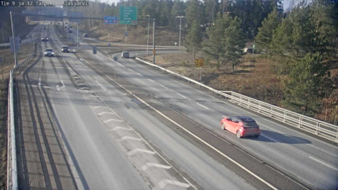 Kelikamerat Kuva Tie 12 Tampere, Alasjärvi, Tampere, Pirkanmaa