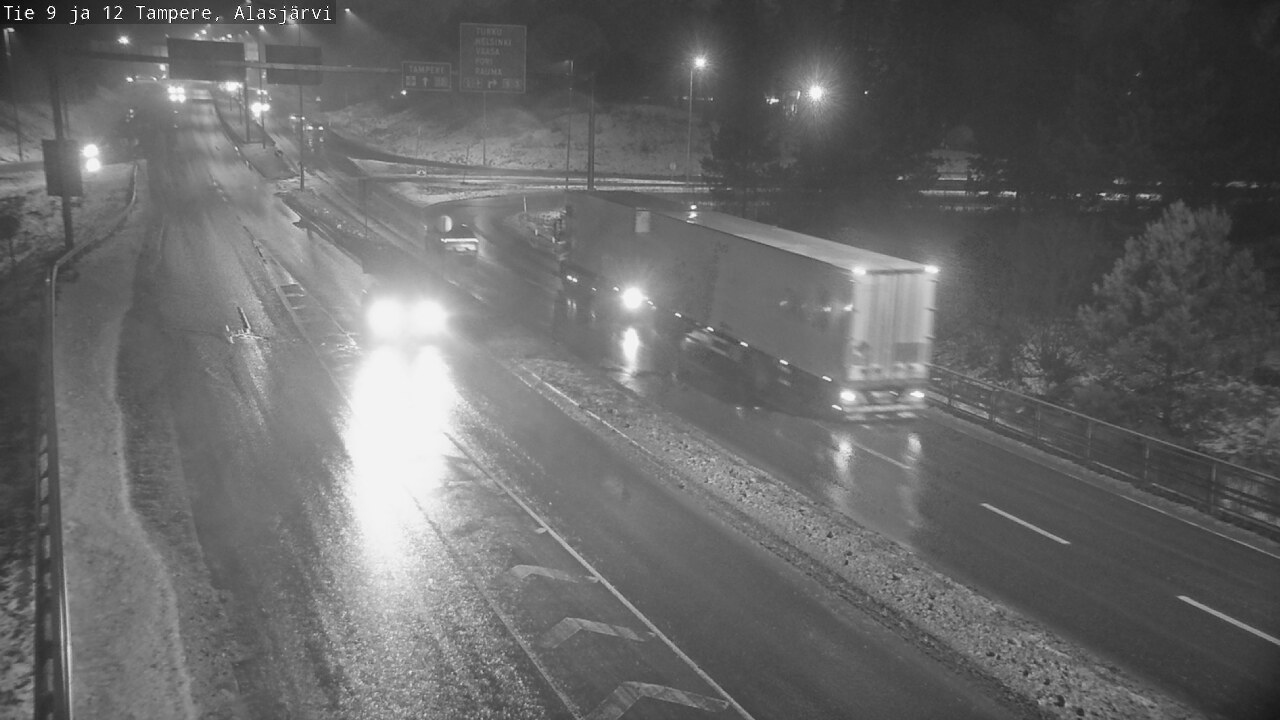 Weather Camera Image Väg 12 Tammerfors, Alasjärvi, Tampere, Pirkanmaa