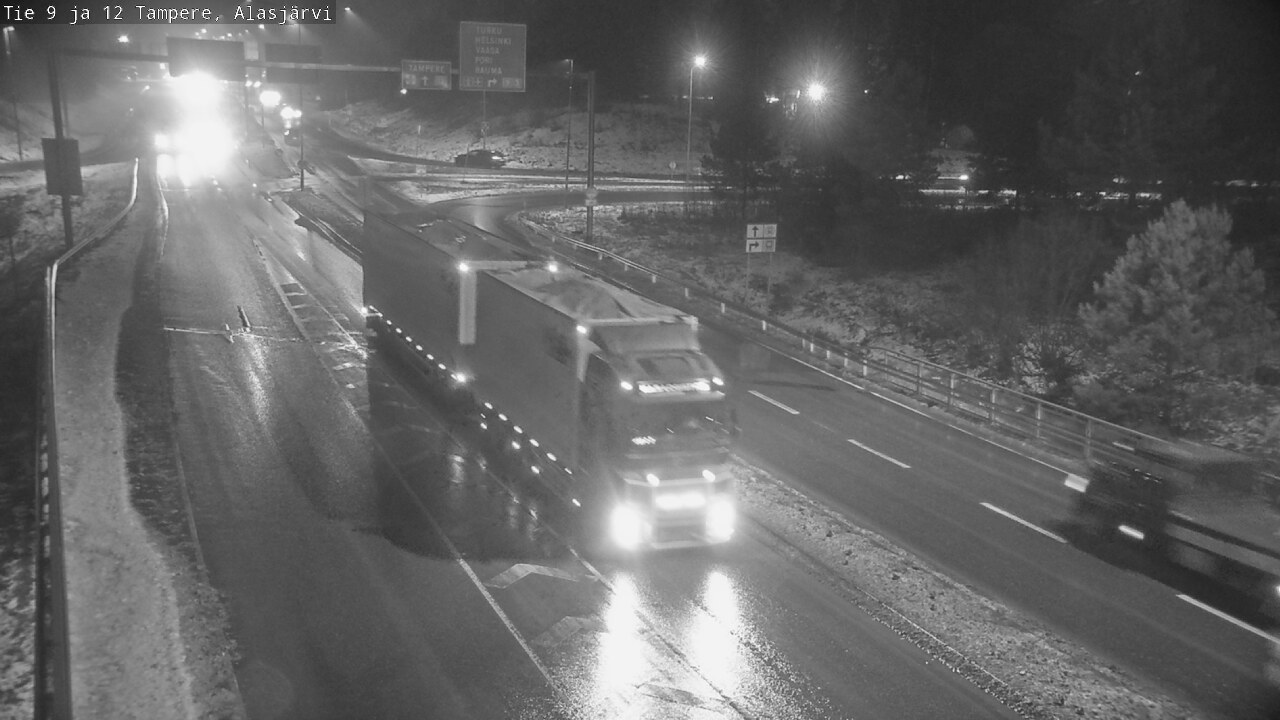 Weather Camera Image Väg 12 Tammerfors, Alasjärvi, Tampere, Pirkanmaa