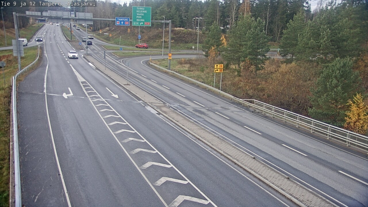 Kelikamerat Kuva Tie 12 Tampere, Alasjärvi, Tampere, Pirkanmaa