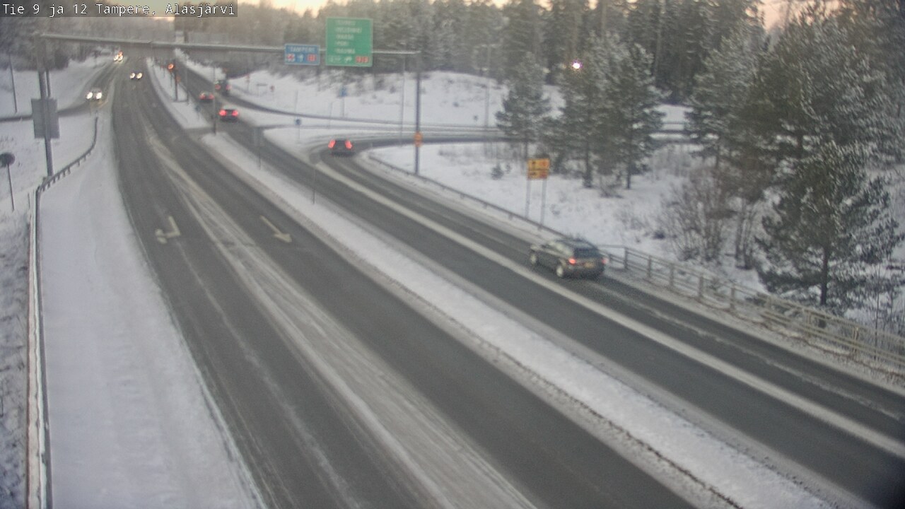 Weather Camera Image Road 12 Tampere, Alasjärvi, Tampere, Pirkanmaa