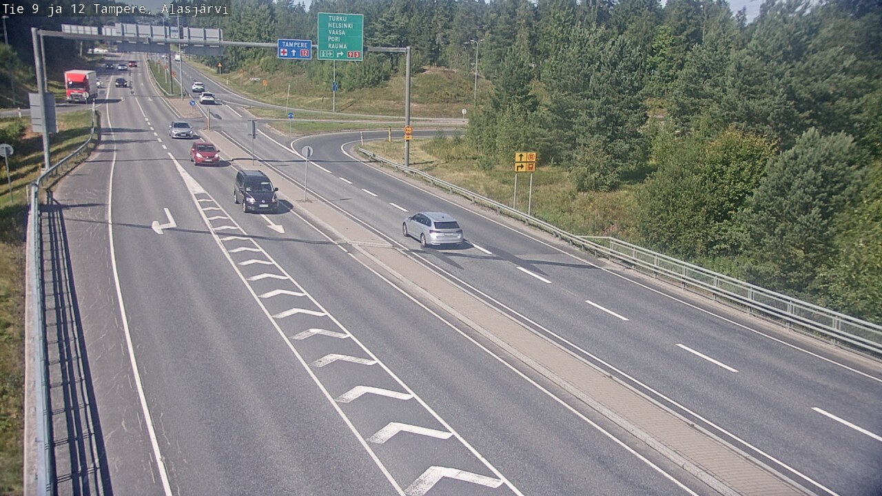 Kelikamerat Kuva Tie 12 Tampere, Alasjärvi, Tampere, Pirkanmaa