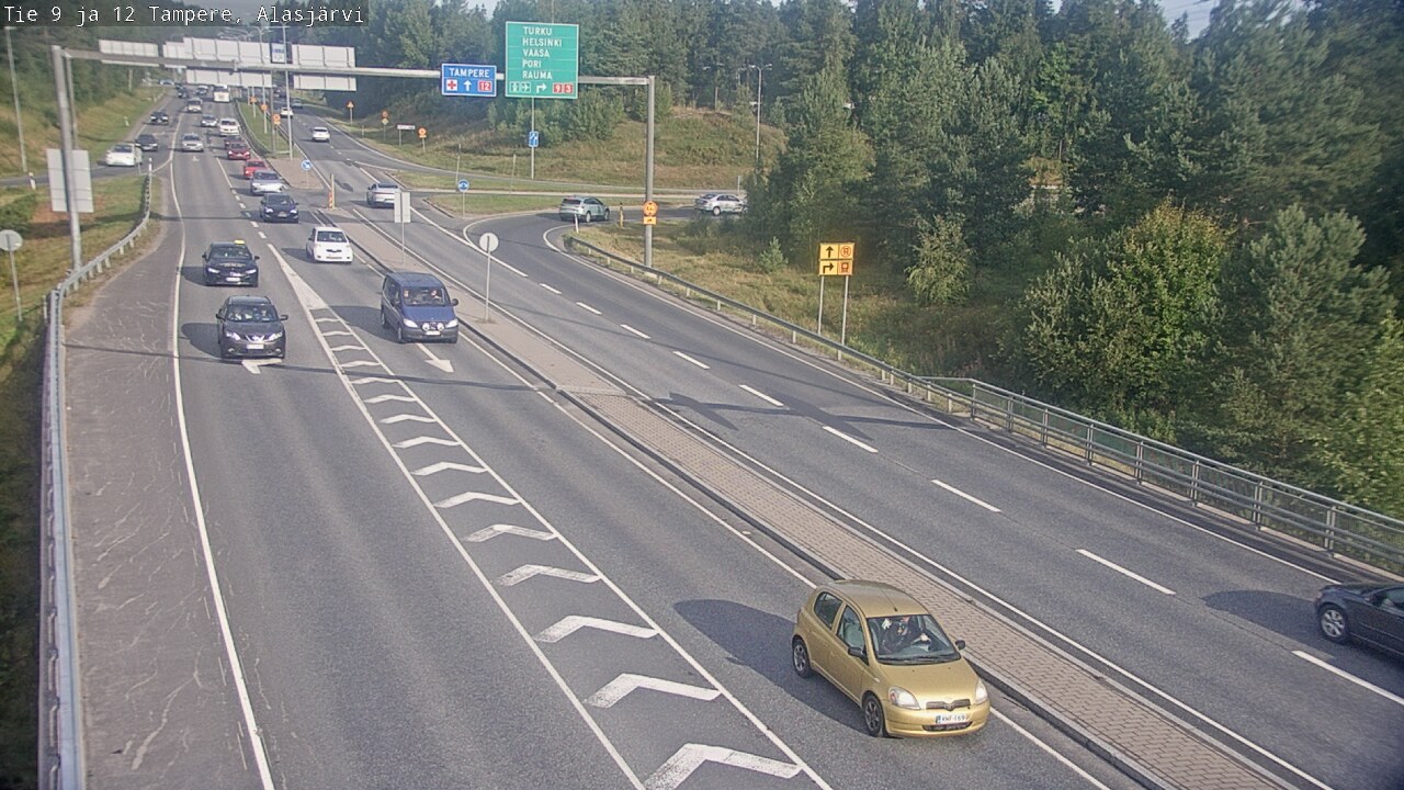 Kelikamerat Kuva Tie 12 Tampere, Alasjärvi, Tampere, Pirkanmaa