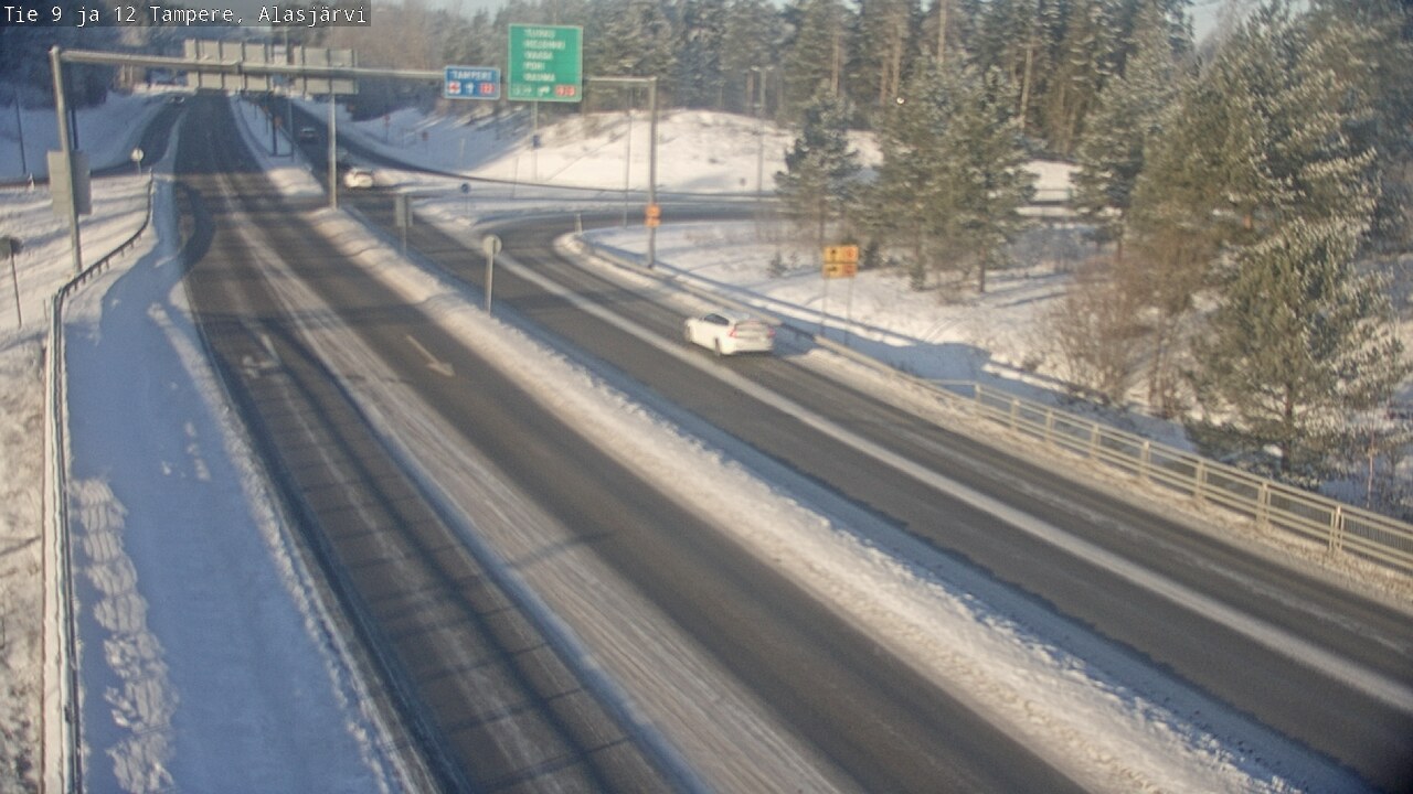 Weather Camera Image Väg 12 Tammerfors, Alasjärvi, Tampere, Pirkanmaa