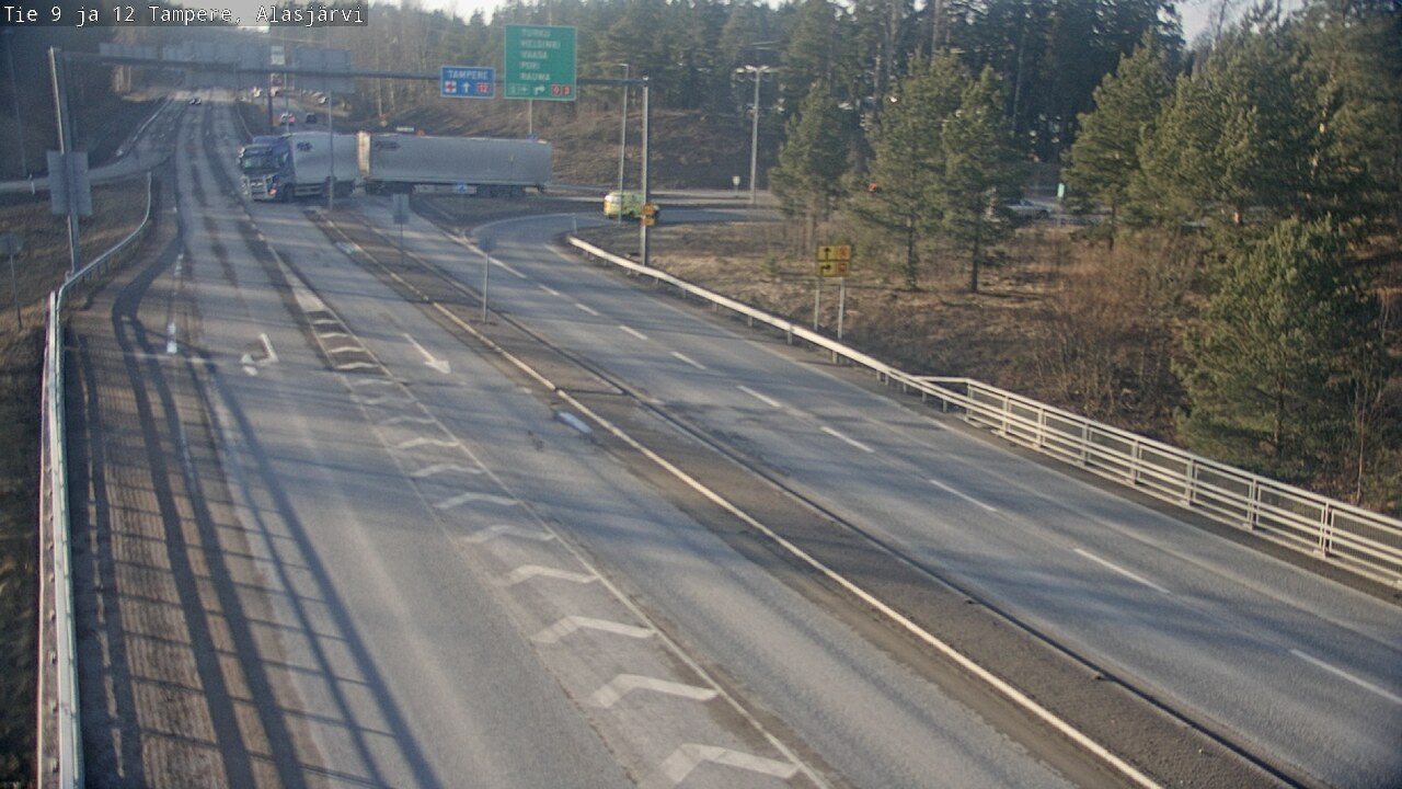 Weather Camera Image Road 12 Tampere, Alasjärvi, Tampere, Pirkanmaa