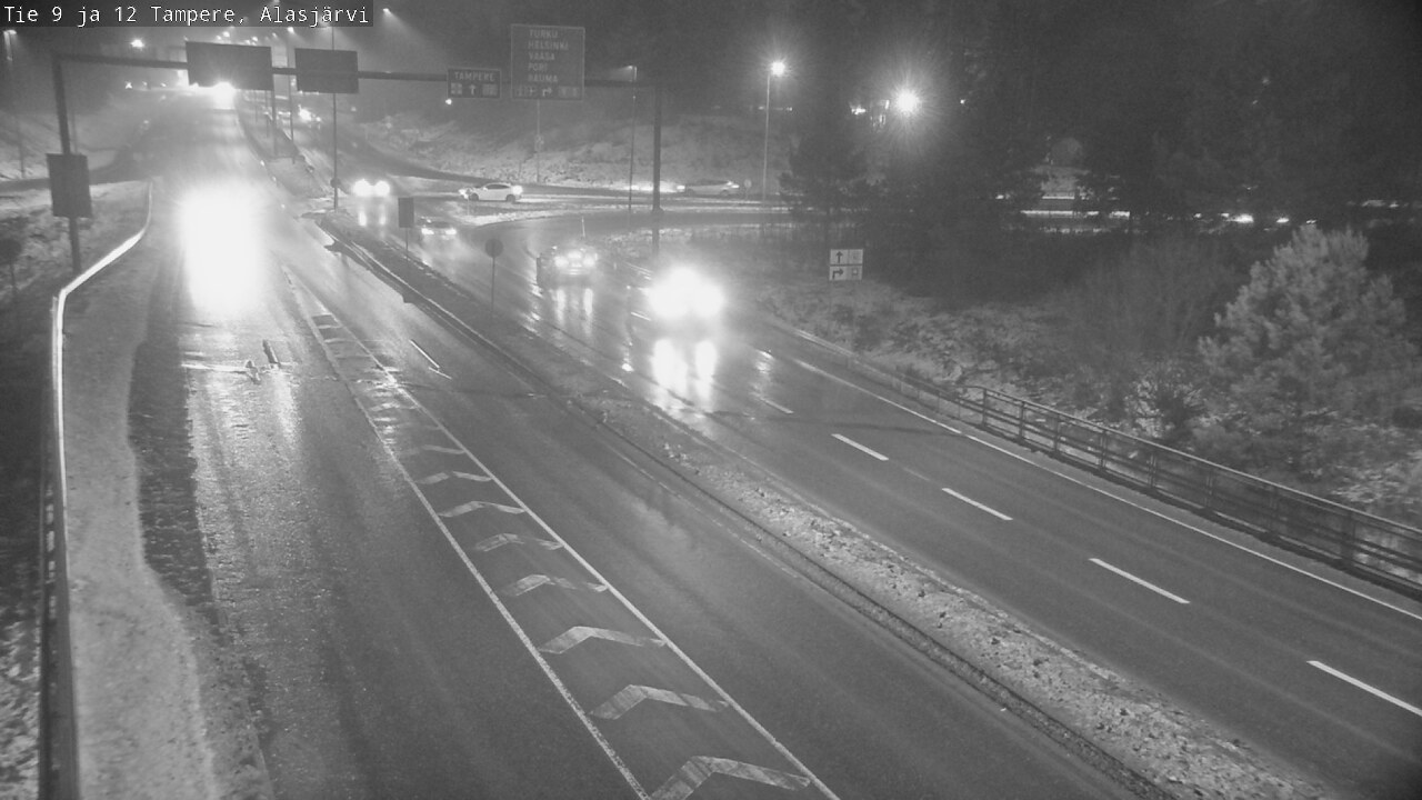 Weather Camera Image Väg 12 Tammerfors, Alasjärvi, Tampere, Pirkanmaa
