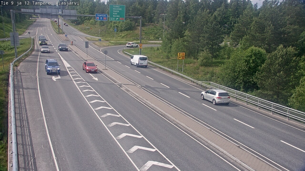 Kelikamerat Kuva Tie 12 Tampere, Alasjärvi, Tampere, Pirkanmaa